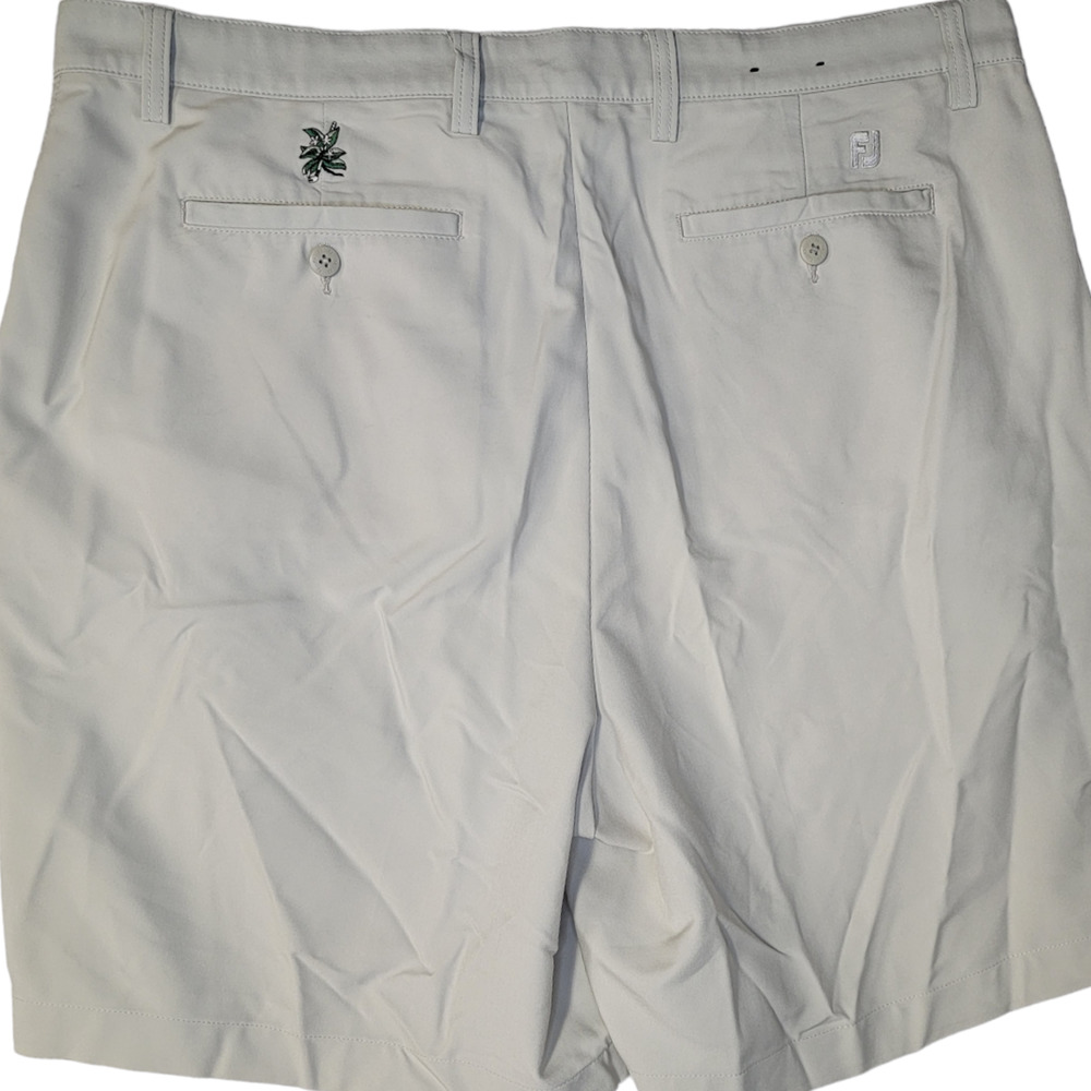 Footjoy Men's Golf Shorts Stretch Flat Front Khaki Size 38 - Picture 2 of 7